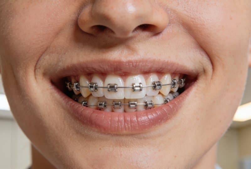 Tratamiento de ortodoncia con brackets en la clínica dental Santiago Salud de Santiago de Compostela